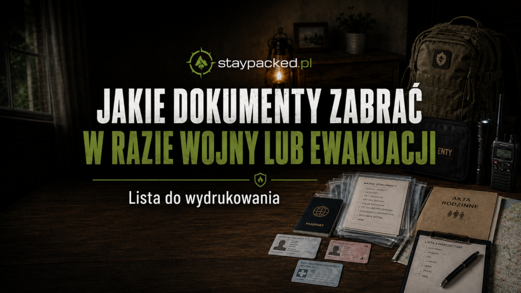 Jak przygotować dokumenty do ewakuacji, dokumenty na wypadek wojny, co zabrać z domu w razie wojn
