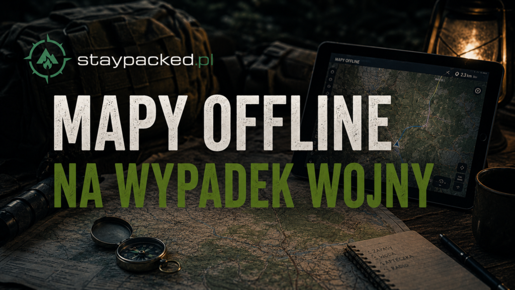 Mapy offline na wypadek wojny – dlaczego warto mieć tablet z mapami Polski bez internetu?