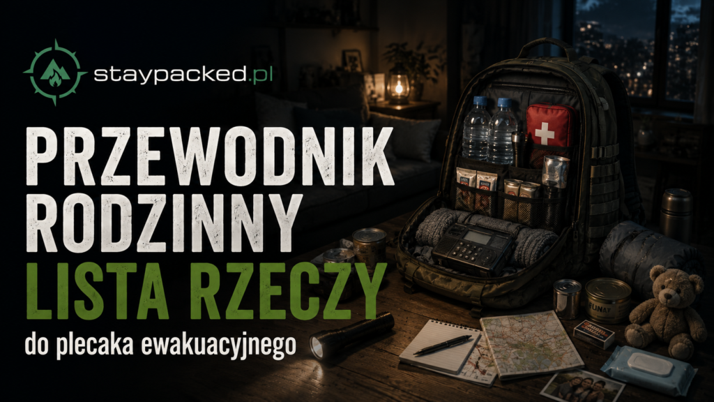 Przewodnik rodzinny – lista rzeczy do plecaka ewakuacyjnego