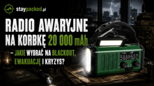 Radio awaryjne na korbkę 20 000 mAh – jakie wybrać na blackout, ewakuację i kryzys?
