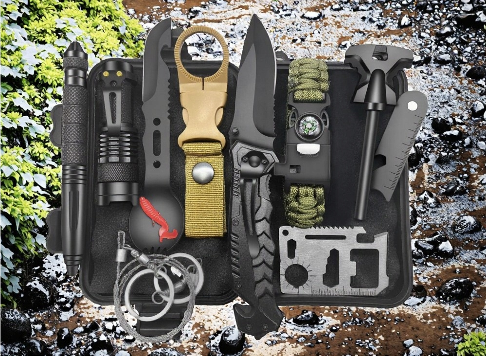 Zestaw survivalowy w etui - przydatne narzędzia na wyprawę 32 w 1 - obrazek 7